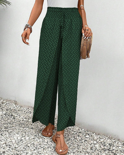 Susane™  Elasticated trousers with wide leg