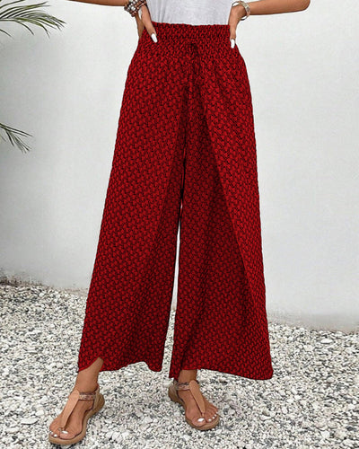 Susane™  Elasticated trousers with wide leg