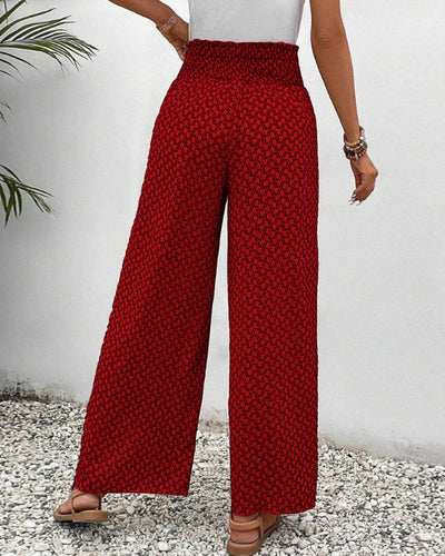 Susane™  Elasticated trousers with wide leg