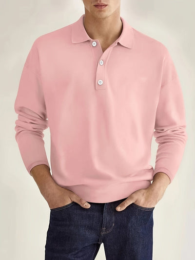 Josh - Men's long sleeve polo shirt