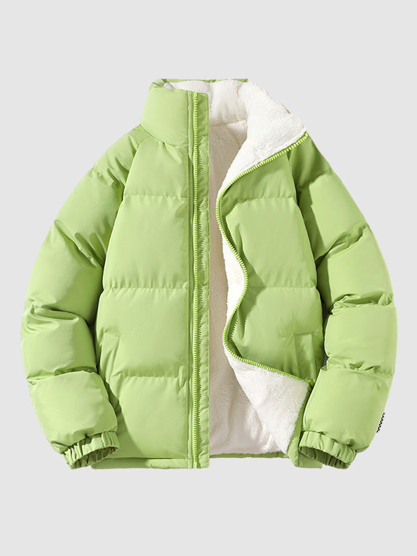 Anthony - Men's quilted puffa jacket with fleece lining