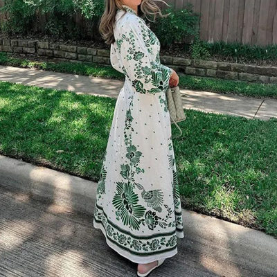 Aurora | Botanical Maxi Dress