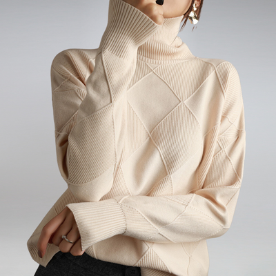 Ava Cashmere Turtleneck Sweater