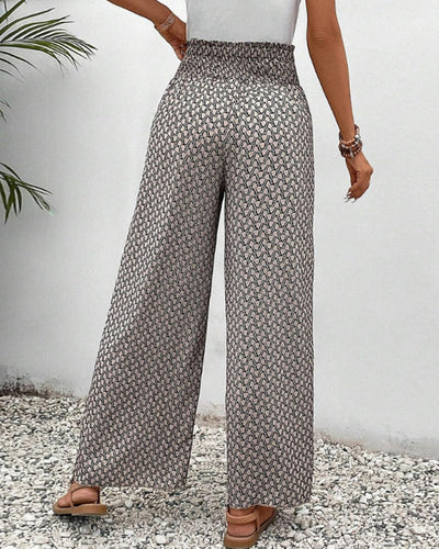 Susane™  Elasticated trousers with wide leg