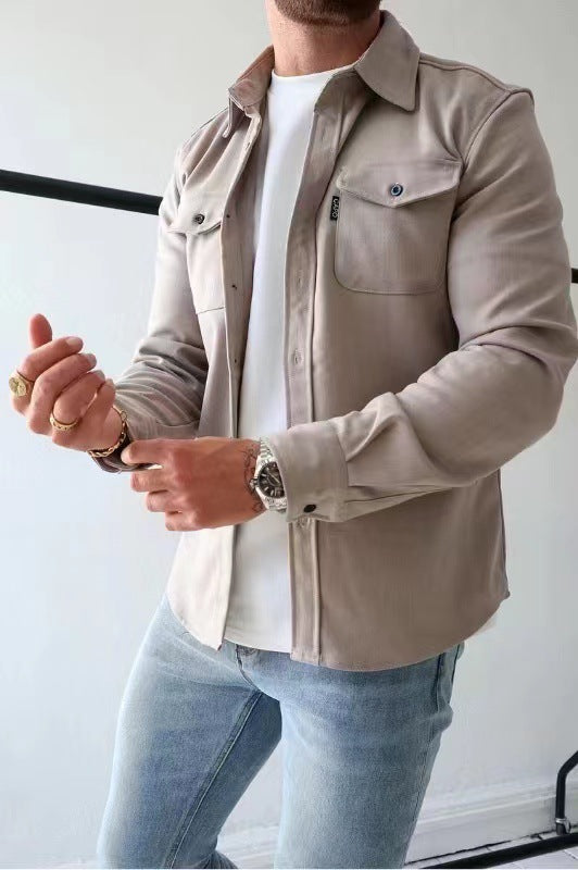 Cris | Shirt jacket with button closure