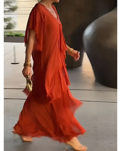 Liv - Elegant Dress with V-neck