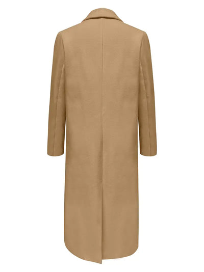 Molly - Double Breasted Lapel Overcoat