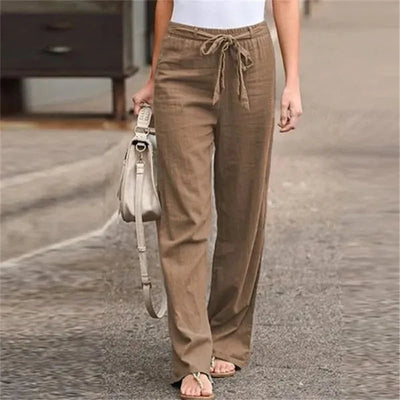 Caros™ Casual Cotton and Linen Long Pants