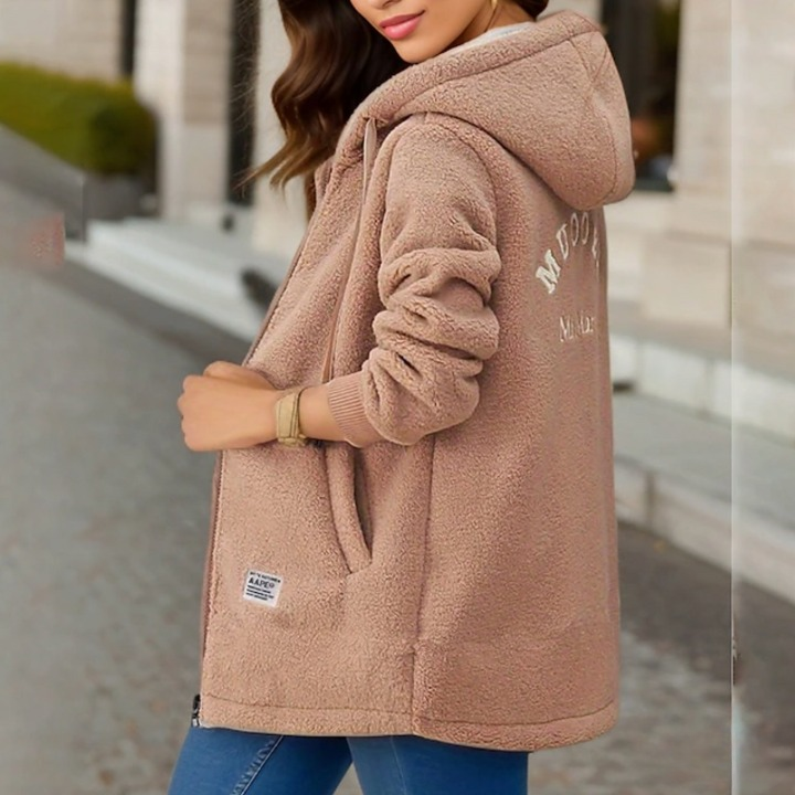 Cheryl - Stylish warm fleece jacket for winter