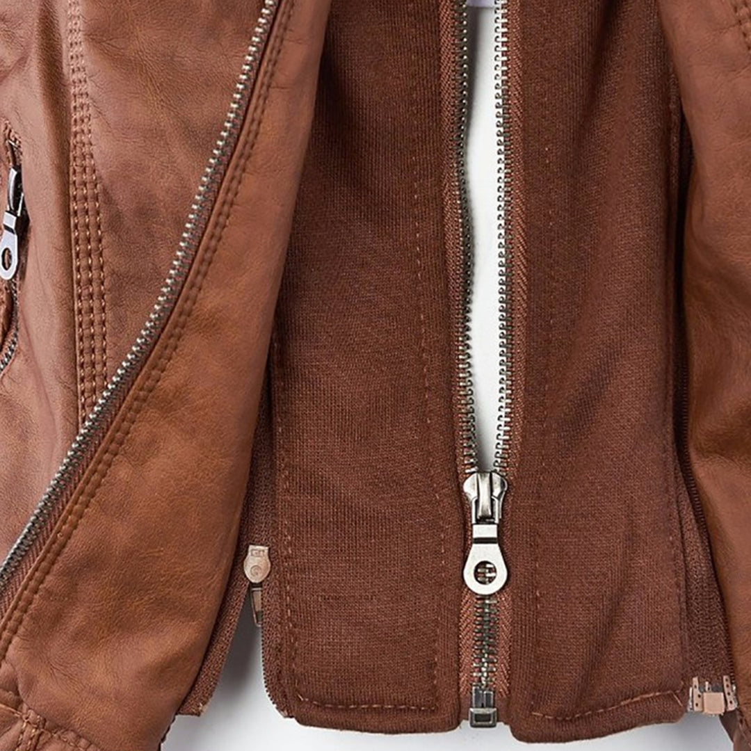 Nicole | Stylish Leather Jacket