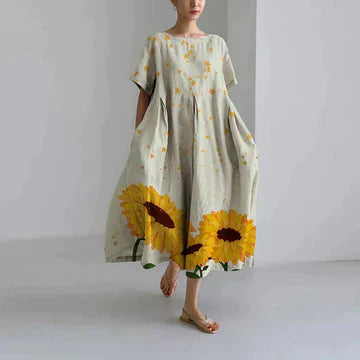 Hope | Elegant dress with floral print