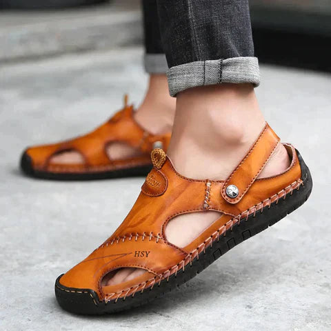 Stephan | Orthopedic Leather Sandals
