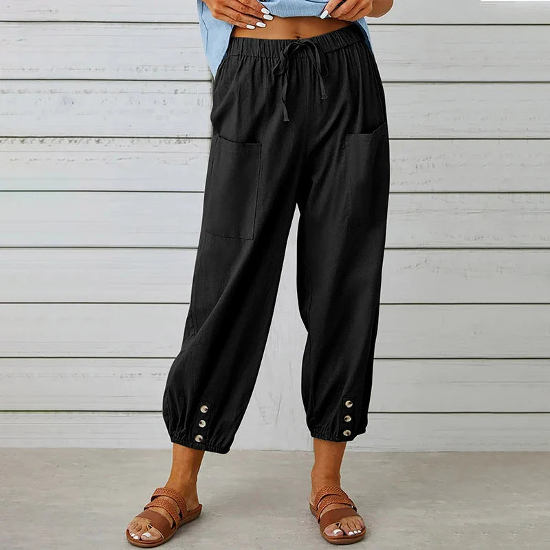 Effyn™ Casual Cotton and Linen Pants