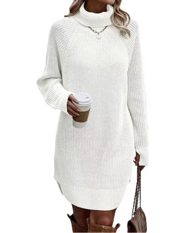 Marlene | Elegant knitted col dress