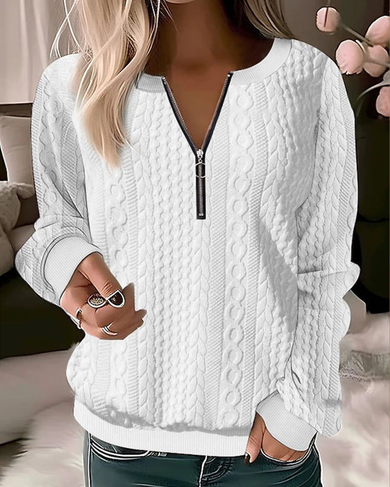 Charlotte - Sweater with zipper