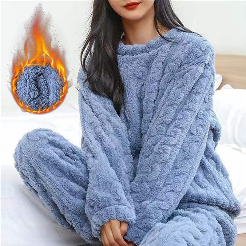 Emma  |  fleece pajama set