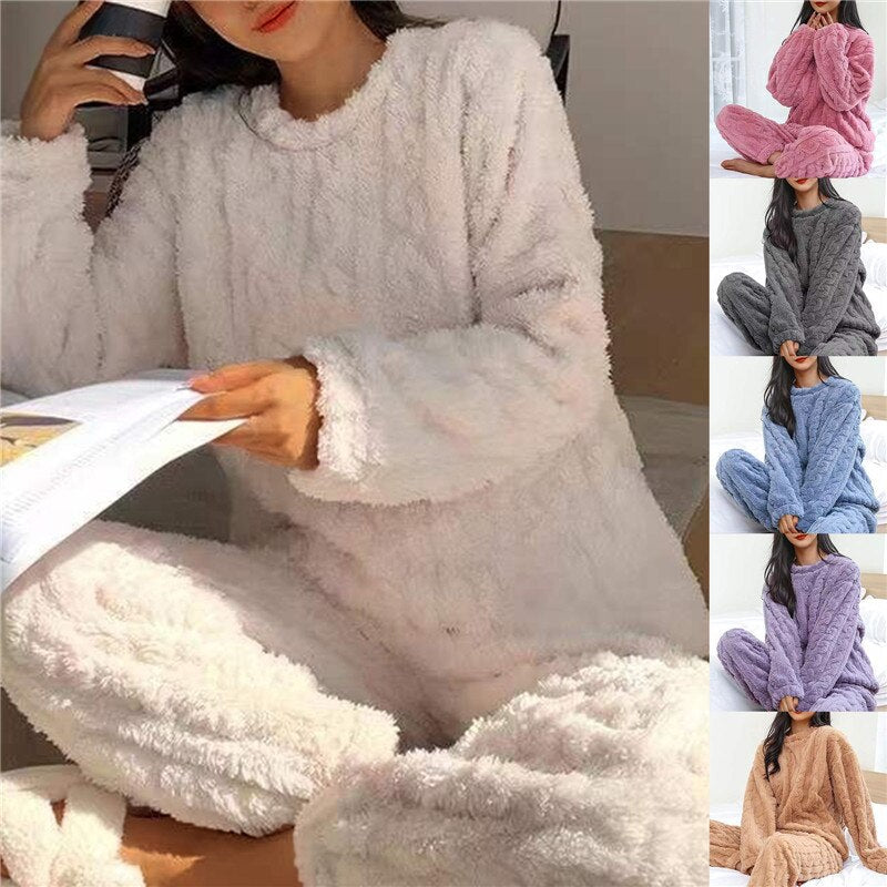 Emma  |  fleece pajama set