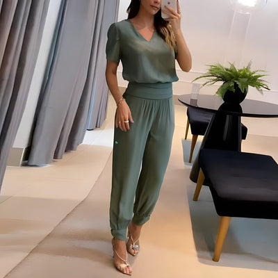 Anna | Trendy Blouse and Trousers Set